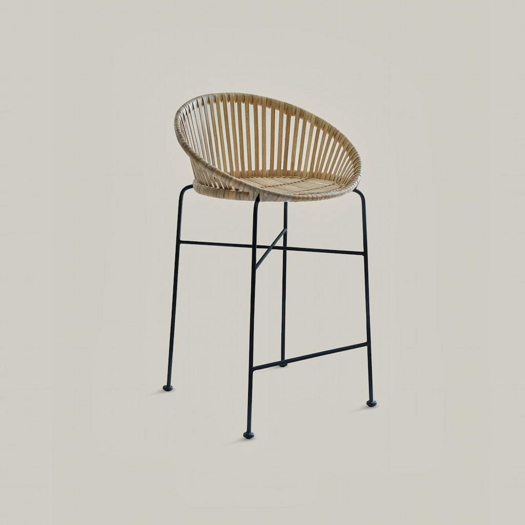 Lorin Rattan Bar Stool