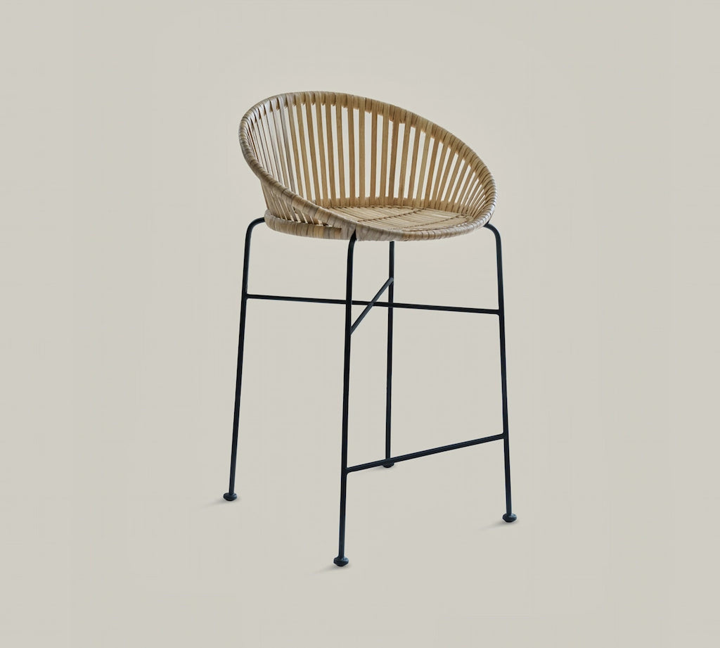 Lorin Rattan Bar Stool