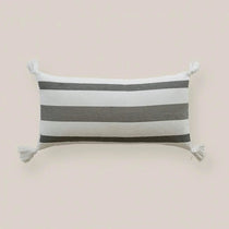 Moss Striped Cushion - Home and Soul