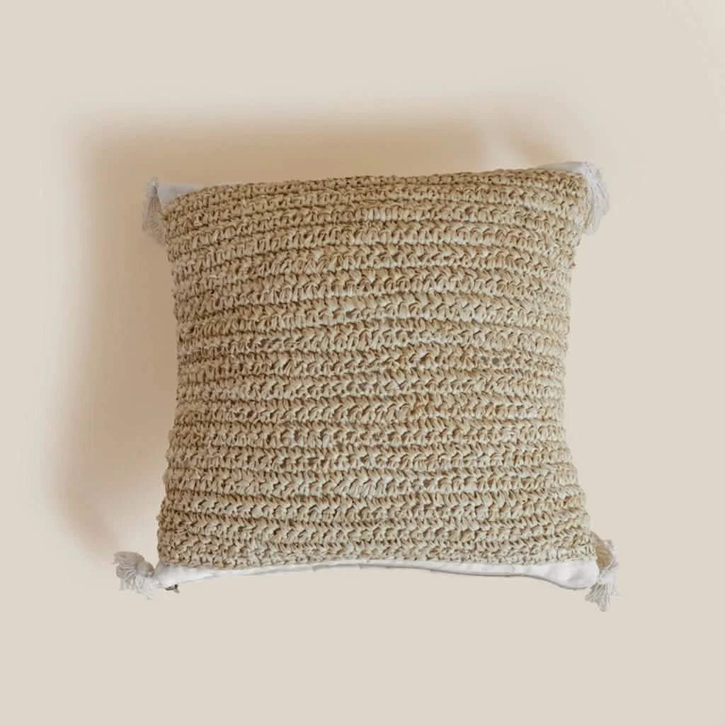 Natural Cushion 40cm - Home and Soul Dubai