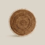 Island Placemat with Shell Natural Dark