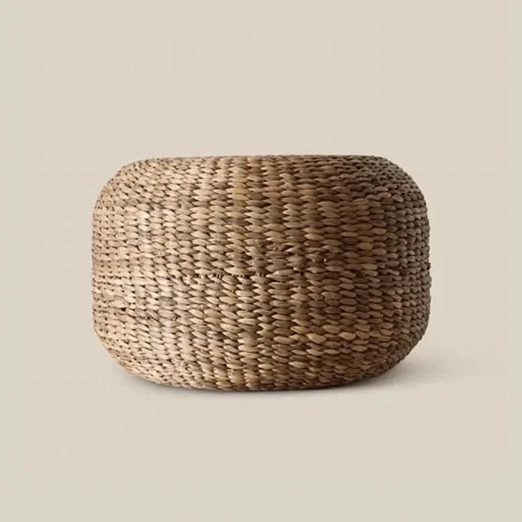 Rattan Pouf - Home and Soul Dubai