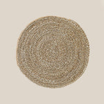 Placemat Round Natural - Home and Soul Dubai