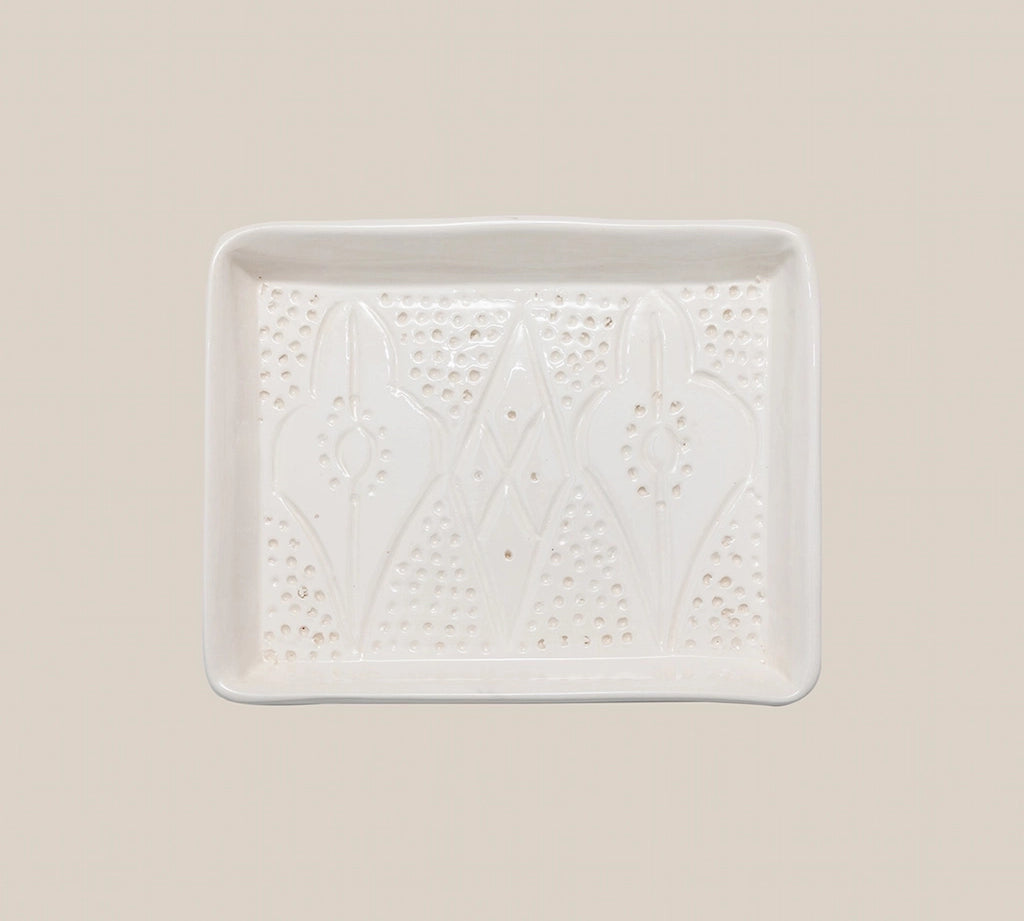 Ceramic Serving Plate White