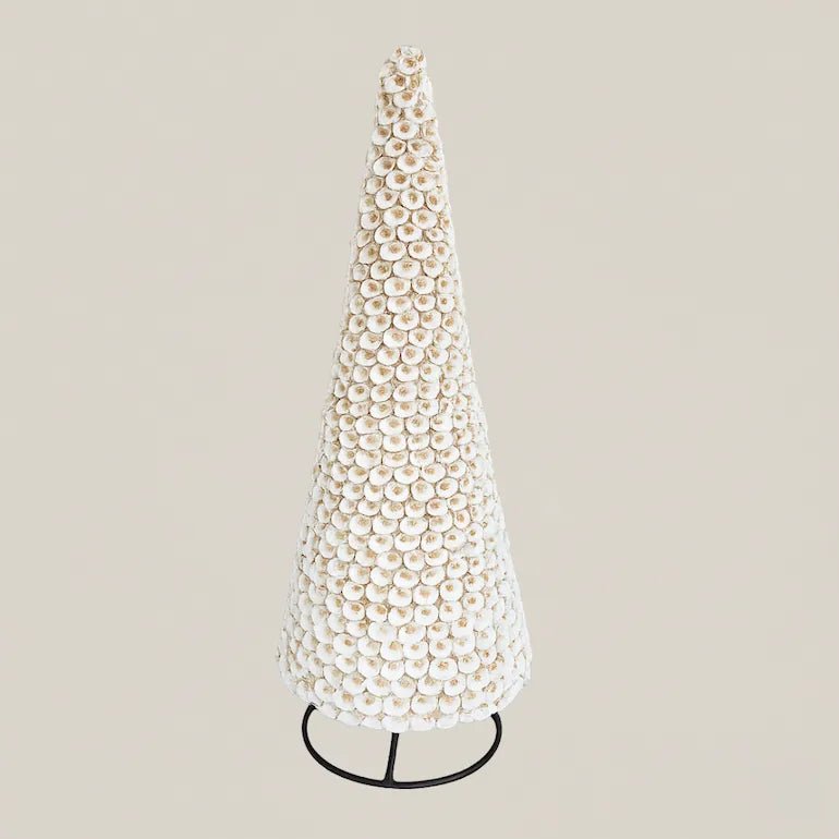 handmade shell christmas tree decoration