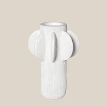 Sonara Candle Holder White - Home and Soul