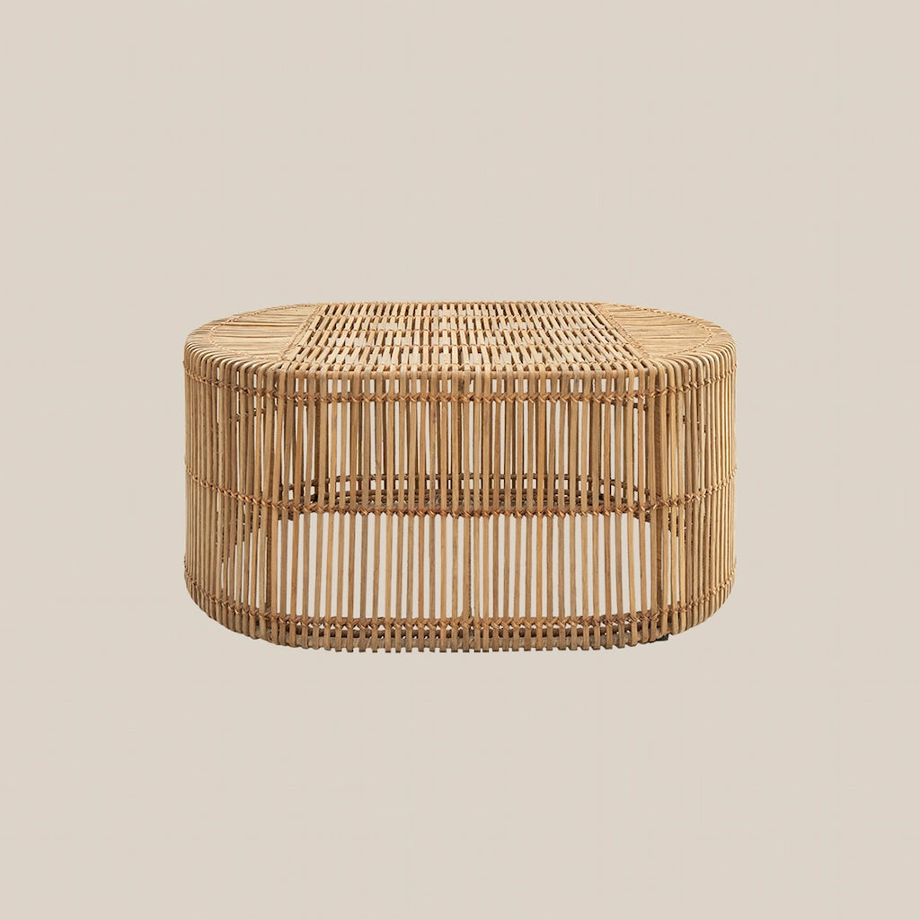 Valentina Rattan Coffee Table