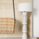 white concrete la calla floor lamp 