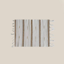 White and Natural Placemat Rectangle - Home and Soul