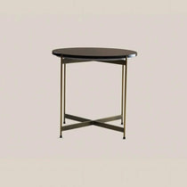 York Black Marble Side Table - Home and Soul