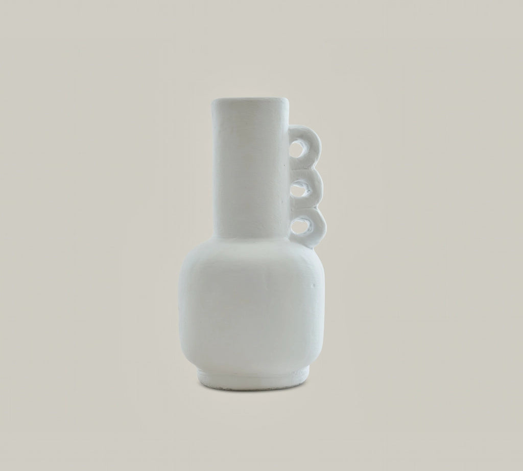 Zoe Ceramic Vase White